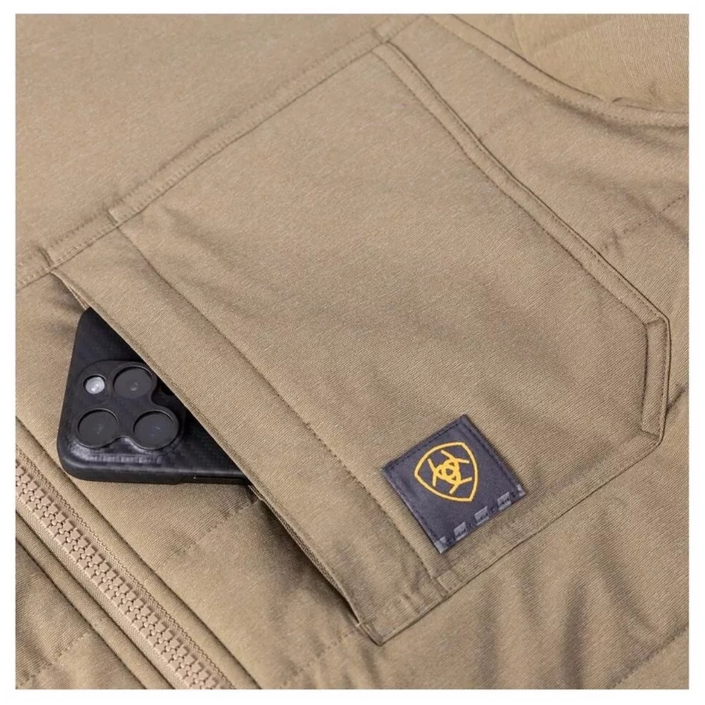 NWT Ariat Rebar Valiant Stretch Canvas Water Resistant Insulated Jacket - Size L - Picture 5 of 11